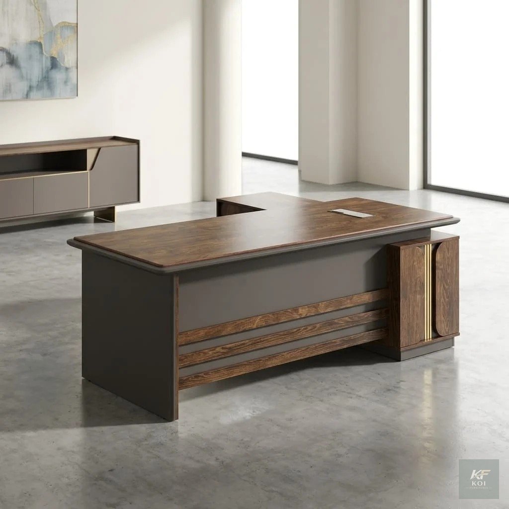 1.8M Executive L-Shaped Office Desk, 1.8 metre executive office desk, 1.8M L-shaped desk, executive L-shaped desk, large executive office desk, modern L-shaped office table, premium executive desk, sp
