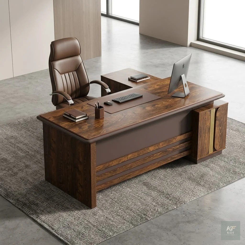 1.8M Executive L-Shaped Office Desk, 1.8 metre executive office desk, 1.8M L-shaped desk, executive L-shaped desk, large executive office desk, modern L-shaped office table, premium executive desk, sp
