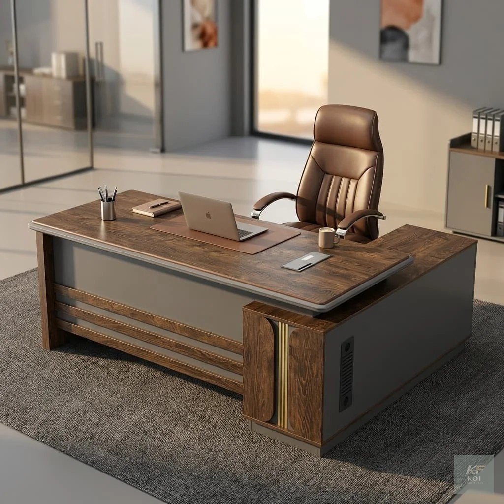 1.8M Executive L-Shaped Office Desk, 1.8 metre executive office desk, 1.8M L-shaped desk, executive L-shaped desk, large executive office desk, modern L-shaped office table, premium executive desk, sp