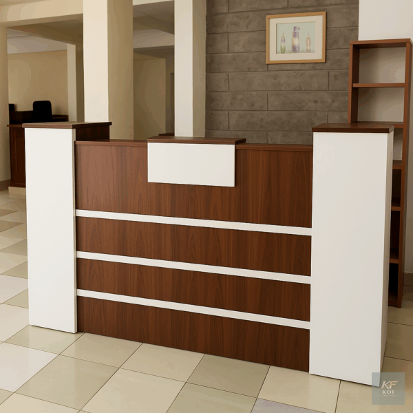 1.8M modern front office reception, 1.8 metre reception desk, 1.8M reception counter, modern office reception desk, front office reception counter, executive reception desk, contemporary reception tab