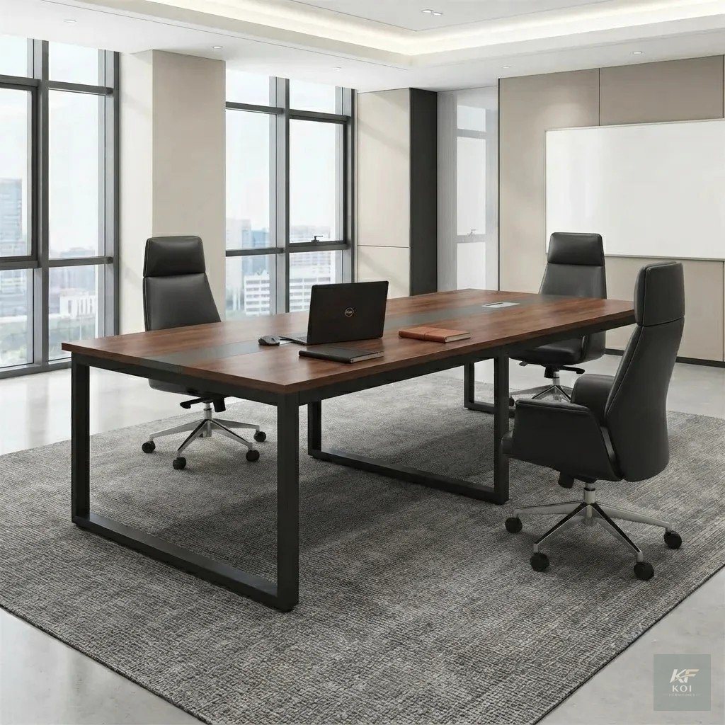 10-seater boardroom table, 10 person boardroom table, 10-seater conference table, 10-person meeting table, large boardroom table, executive boardroom table, modern boardroom table, premium conference
