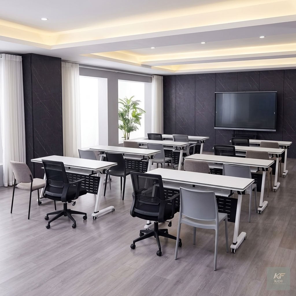 120CM X 60CM Foldable Training Table 10