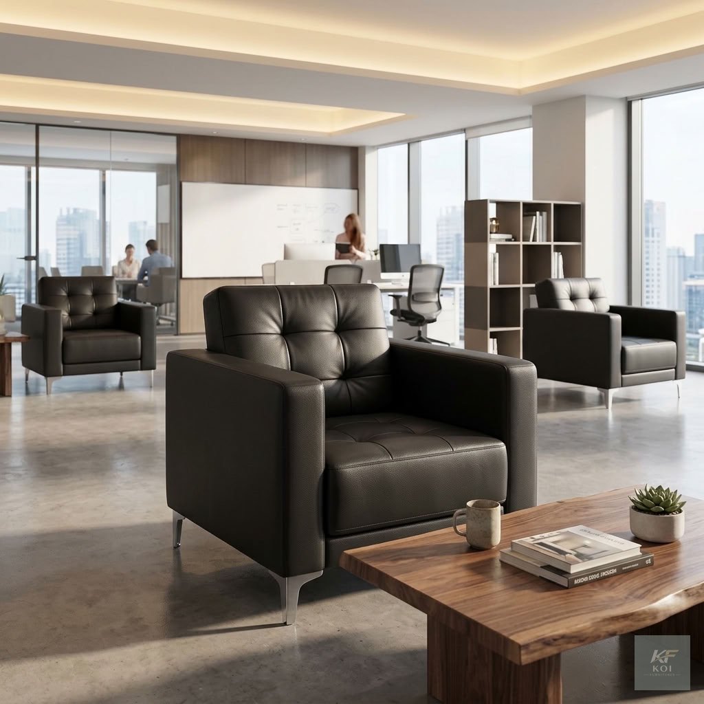 1-Seater Executive Staff Office Sofa 10