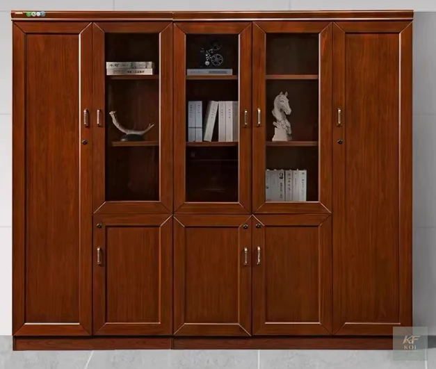 5-Door Executive Mahogany Finish Wooden Office Cabinet, 5-door executive office cabinet, mahogany finish office cabinet, wooden office storage cabinet, executive wooden cupboard, 5-door office cupboar