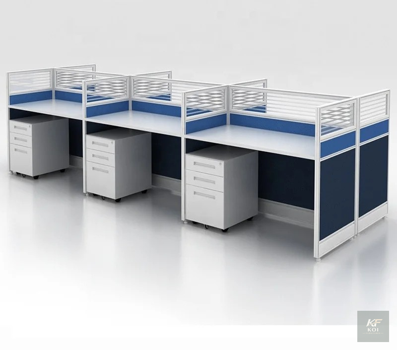 6 Person Office Workstation, 6-person office workstation, 6-seater office workstation, six-person workstation, six-seater workstation desk, 6-way office workstation, 6-way modular workstation, 6-perso
