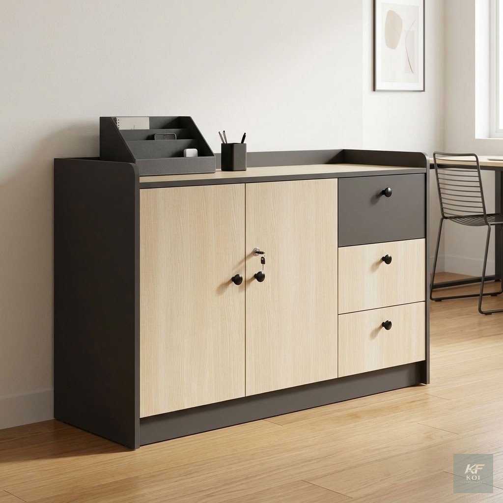 Executive Office Files Storage Lockable Credenza 10