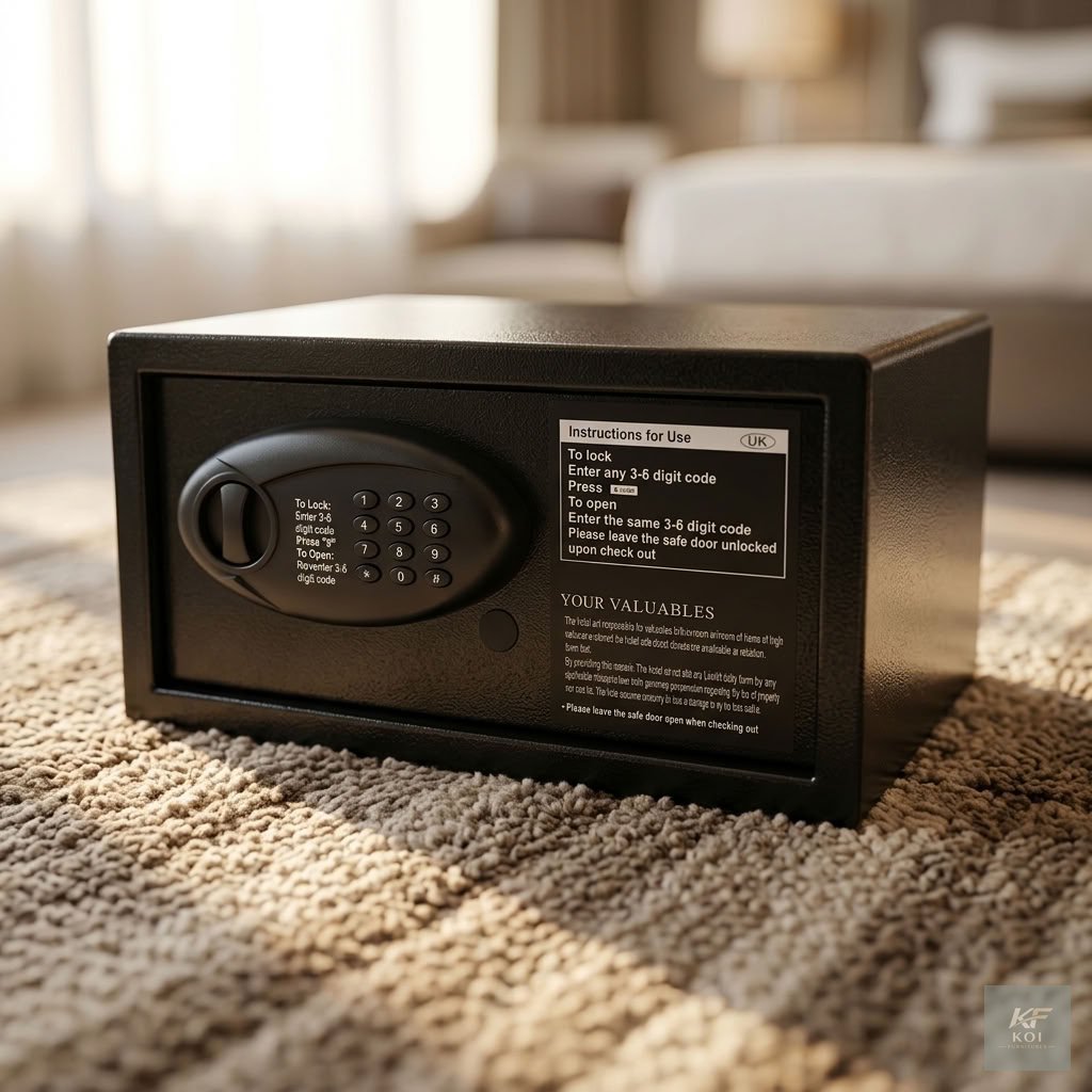 Digital Modern Fireproof Home Office Safe 14