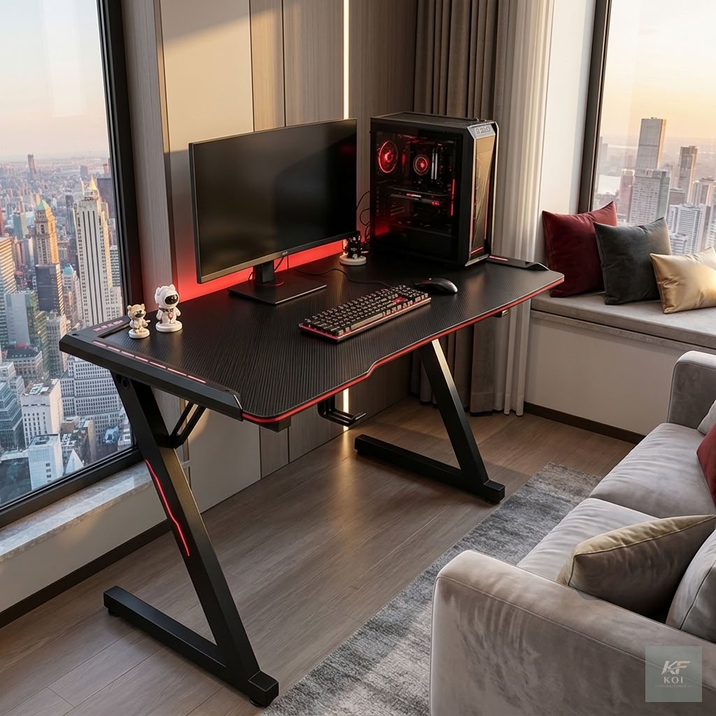 Modern Ergonomic Studio Gaming Desk 2