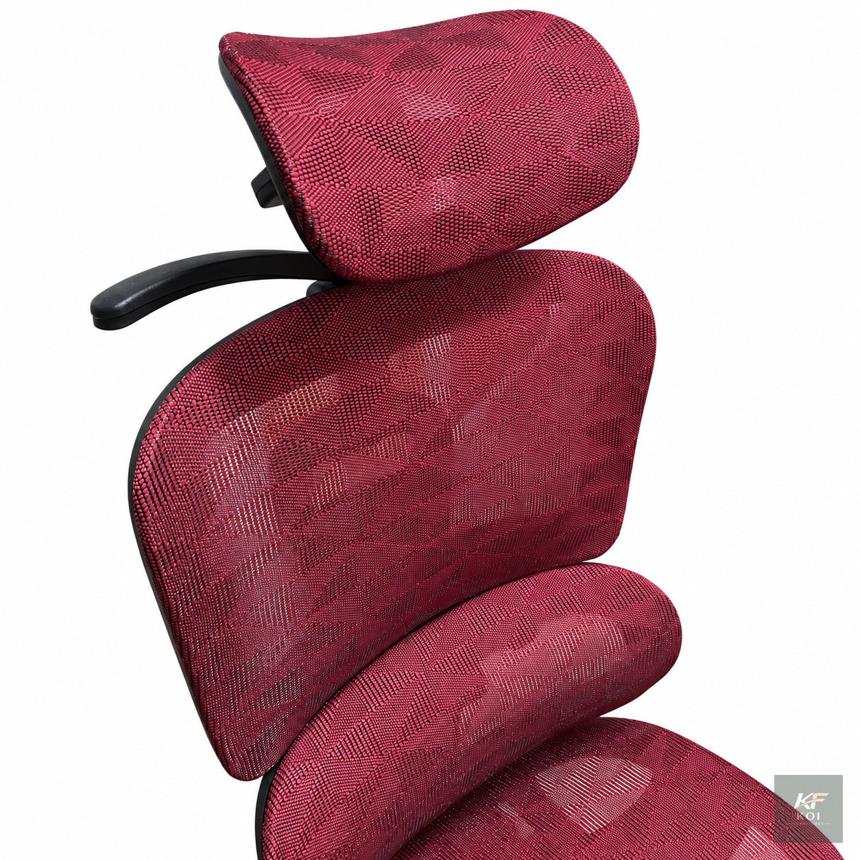 AeroFlex Red Executive Mesh Office Chair, AeroFlex executive office chair, red mesh office chair, ergonomic red office chair, executive mesh chair Kenya, modern red office chair, high-back mesh office