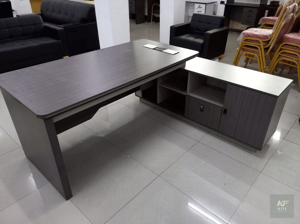 Alora 1.8M L-Shaped Executive Office Desk, Alora executive office desk, 1.8M L-shaped office desk Kenya, Alora L-shaped desk Nairobi, 1.8-meter executive desk, modern L-shaped executive desk, premium