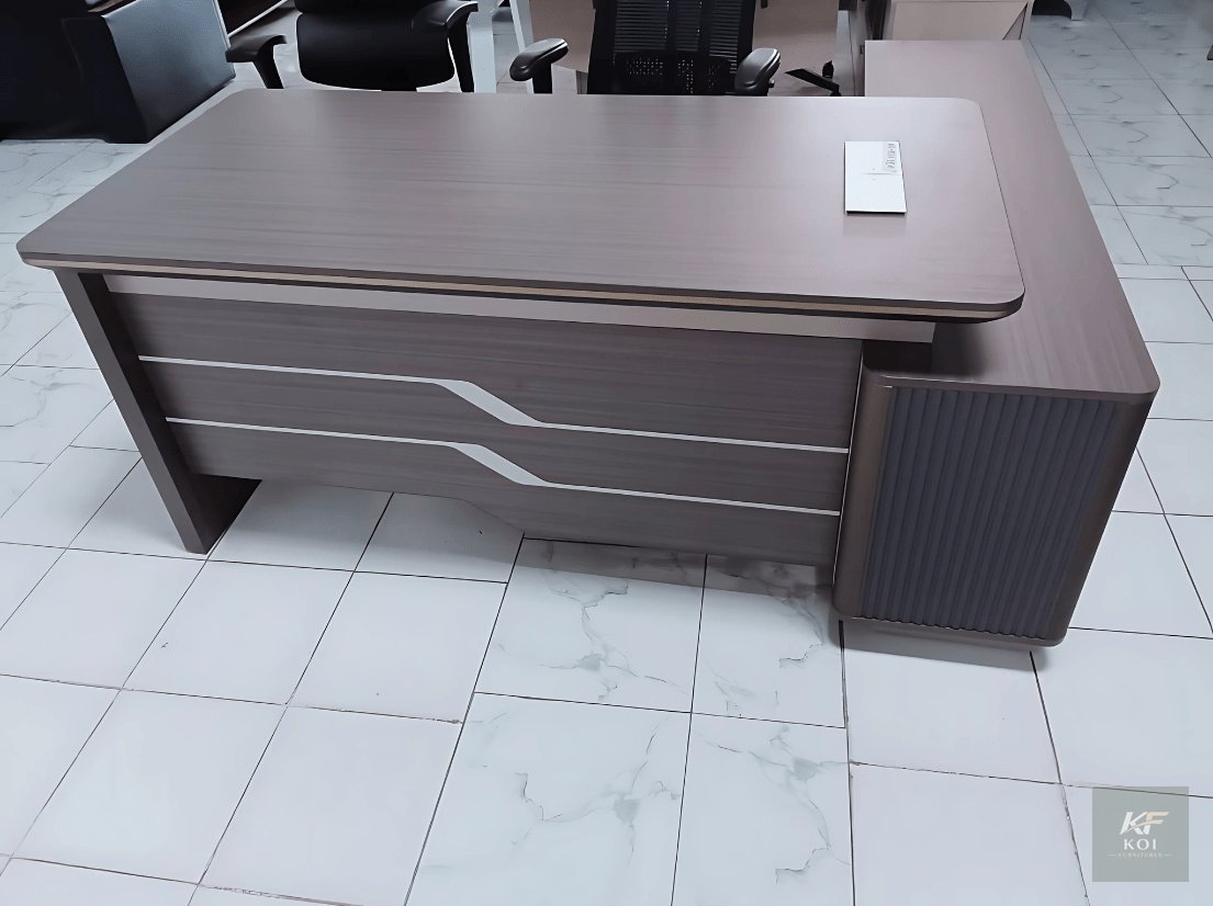 Alora 1.8M L-Shaped Executive Office Desk, Alora executive office desk, 1.8M L-shaped office desk Kenya, Alora L-shaped desk Nairobi, 1.8-meter executive desk, modern L-shaped executive desk, premium
