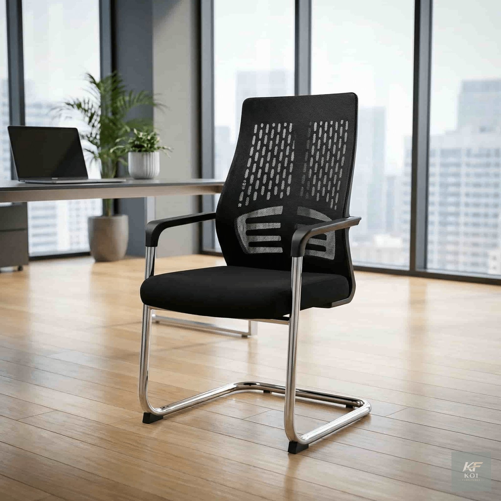 Ergonomic mesh visitor office chair, ergonomic mesh visitor chair Kenya, mesh office guest chair Nairobi, ergonomic visitor seating, breathable mesh visitor chair, modern office visitor chair, mesh re