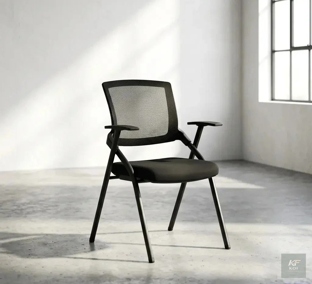 Foldable Portable Office Chair, foldable office chair, portable office chair, folding office chair, portable folding chair, collapsible office chair, compact office chair, space-saving office chair, l