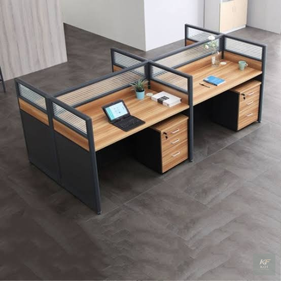 GH 4-way modular office workstation, 4-way office workstation, GH modular workstation, 4-person office workstation, four-person workstation, 4-way modular workstation, modular office workstation, 4-wa