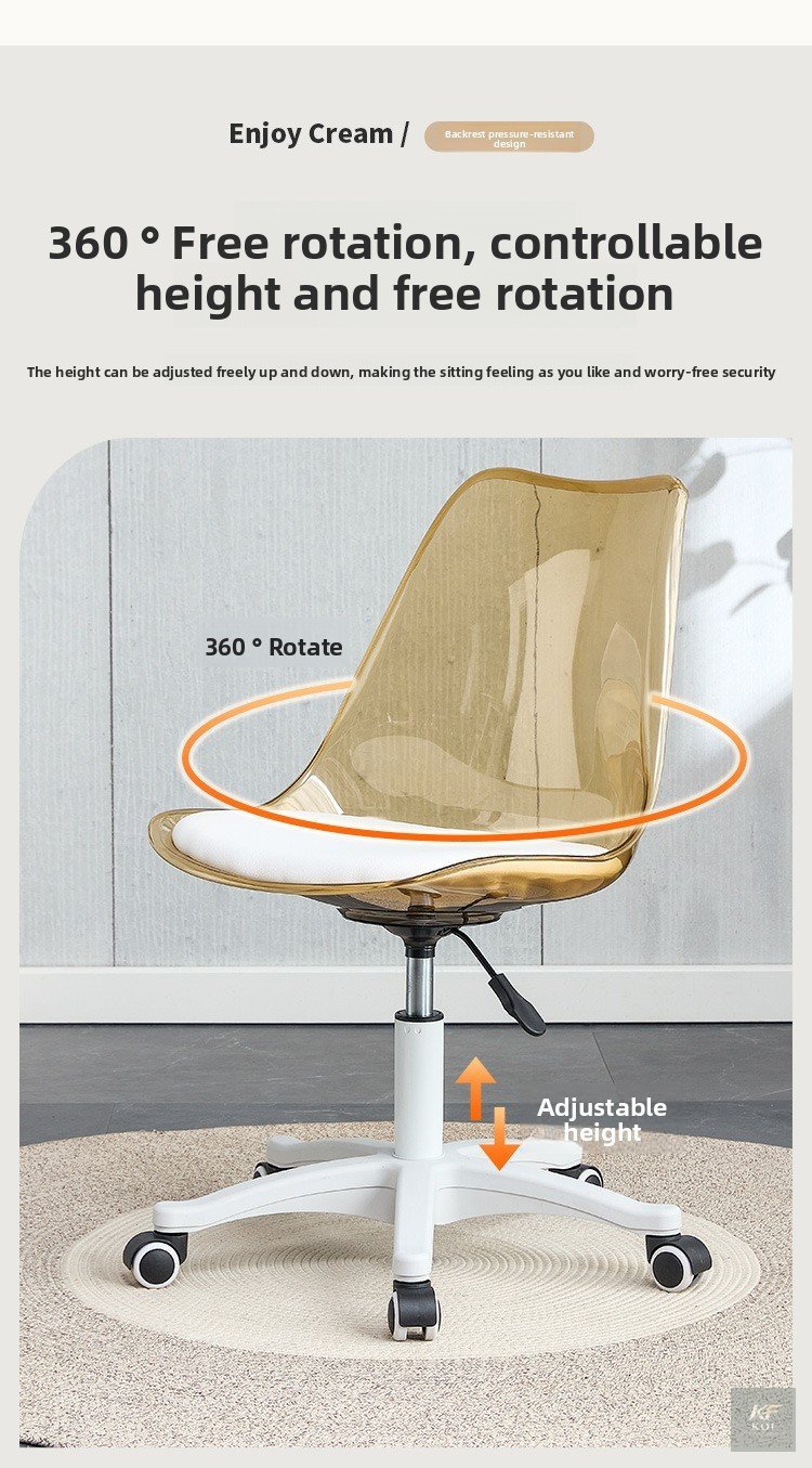 Clear Eames Swivel Chair 9