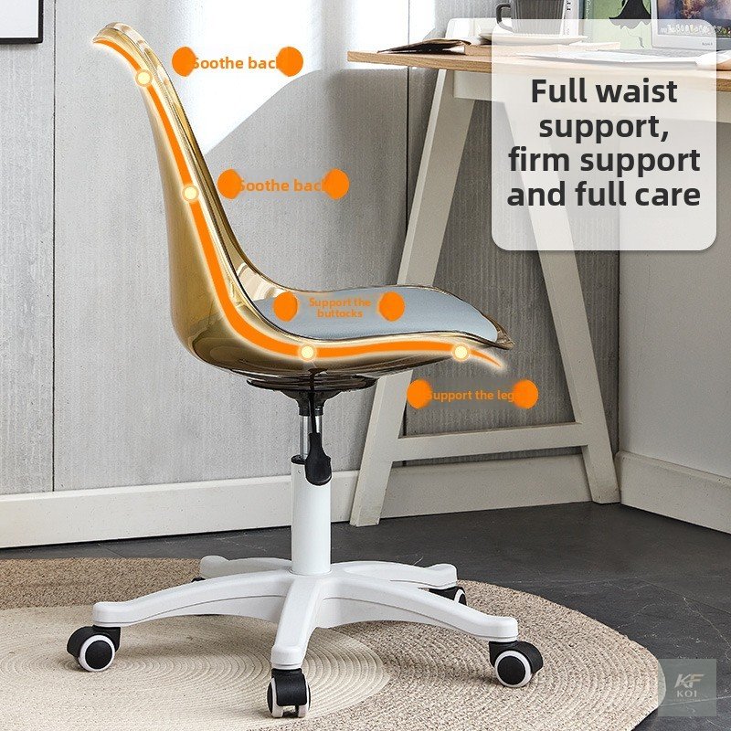 Clear Eames Swivel Chair 8