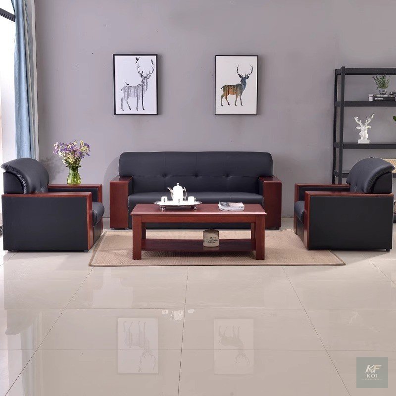 Modern 5-Seater Executive Office Sofa Set, 5-seater executive office sofa Kenya, modern office sofa set Nairobi, five-seater office reception sofa, executive leather sofa set, premium office lounge fu