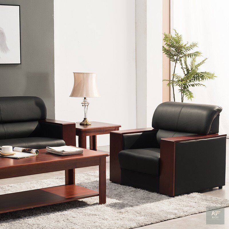 Modern 5-Seater Executive Office Sofa Set, 5-seater executive office sofa Kenya, modern office sofa set Nairobi, five-seater office reception sofa, executive leather sofa set, premium office lounge fu