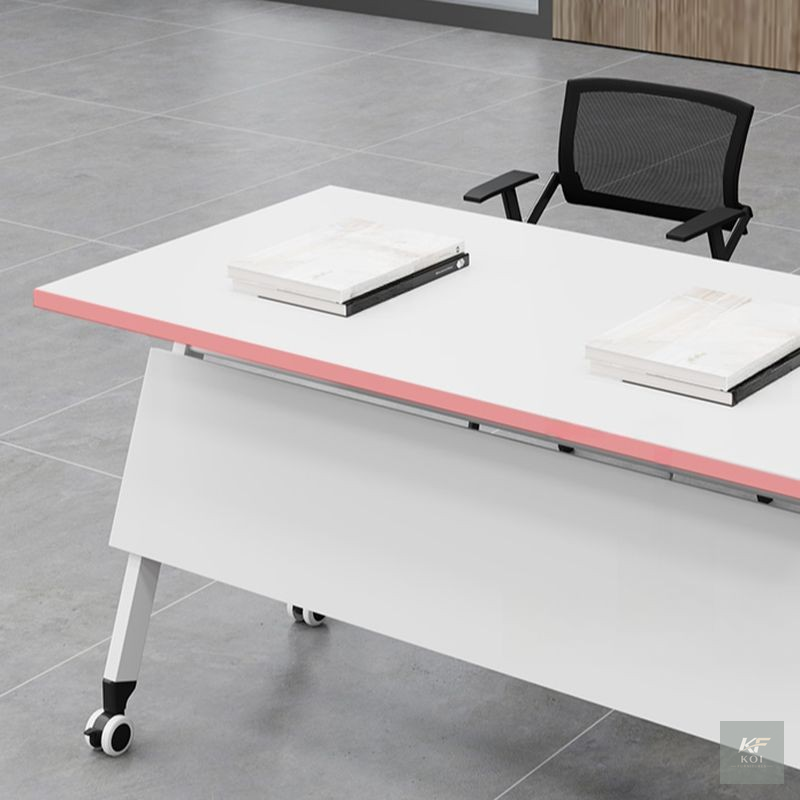 Movable foldable training table, portable folding training table, foldable office table, mobile training table, movable office table, folding conference table, portable training desk, foldable meeting