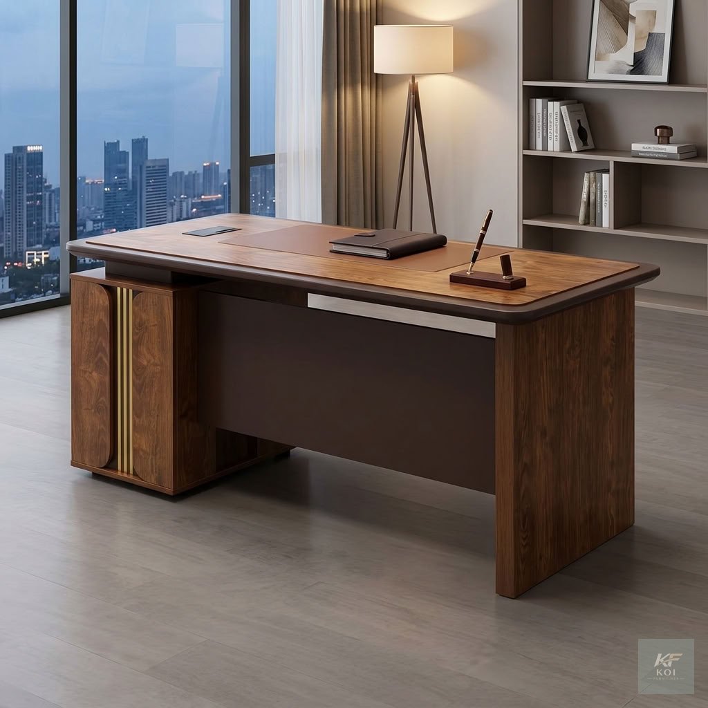 1.4M modern executive office desk 1.4M modern executive office desk, 1.4 metre executive desk, 1.4m office desk, modern executive office table, executive wooden desk, premium office desk, contemporary