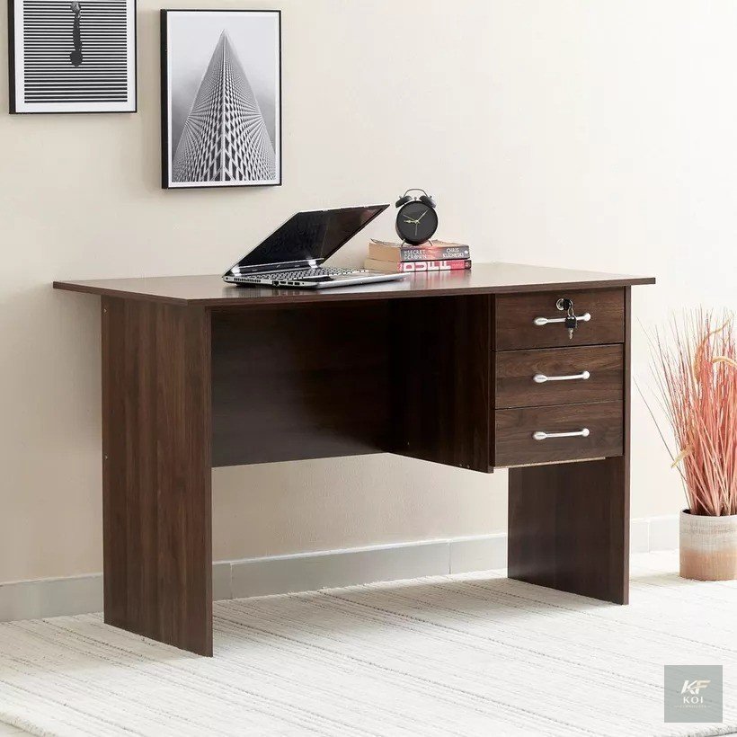 Office Desk 120mm With Drawers, office desk with drawers Kenya, 120cm office desk with drawers, 1.2M office desk Nairobi, modern office desk with storage, wooden office desk with drawers, office works