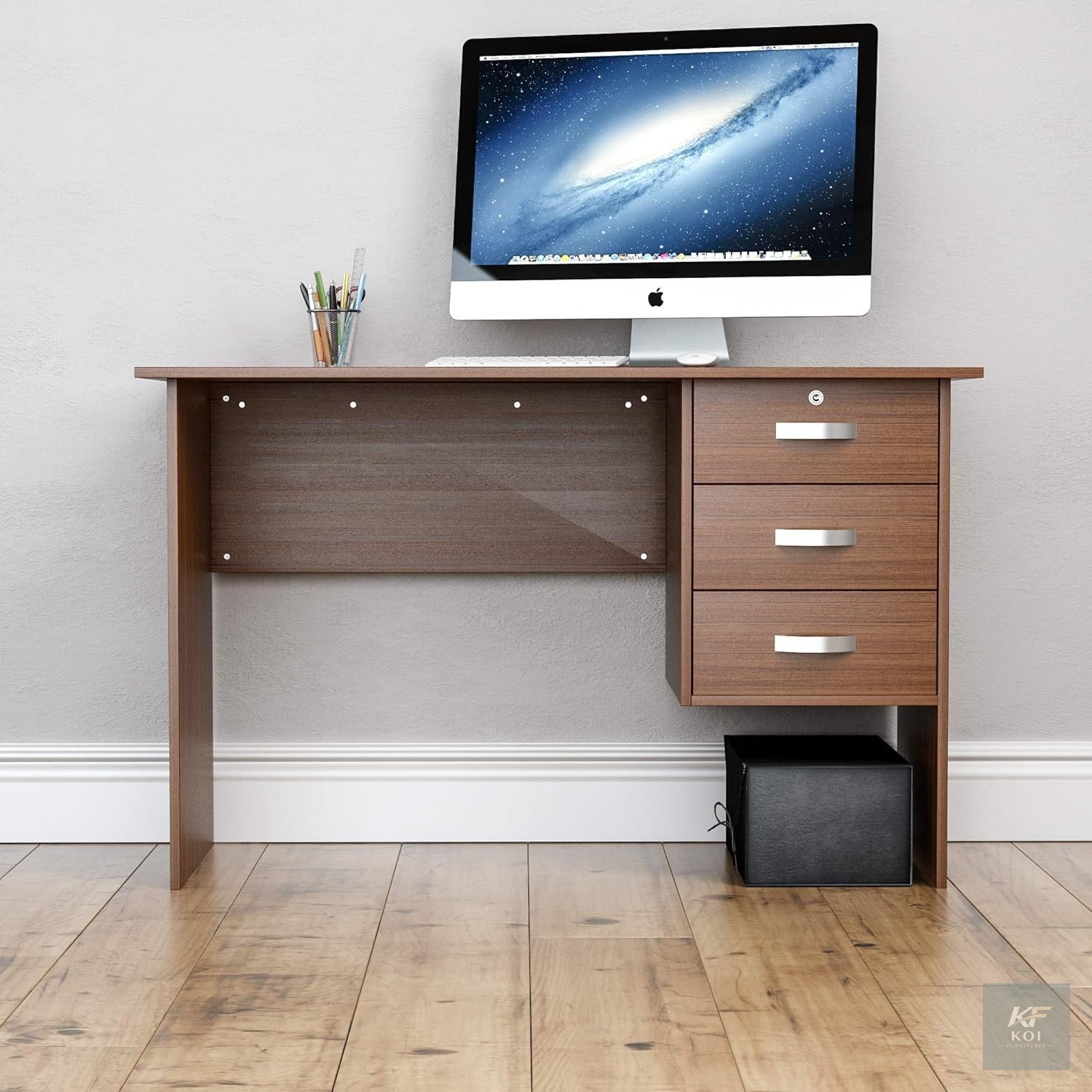 Office Desk 120mm With Drawers, office desk with drawers Kenya, 120cm office desk with drawers, 1.2M office desk Nairobi, modern office desk with storage, wooden office desk with drawers, office works