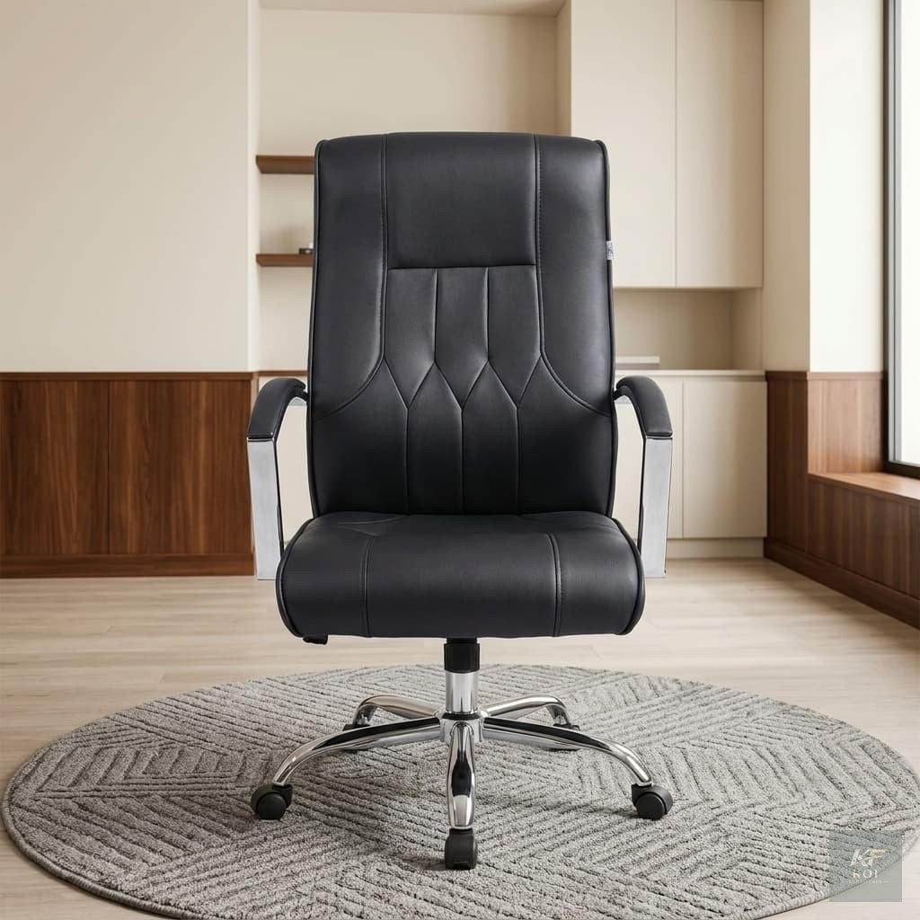 Quality Leather Office Chair, premium leather office chair, quality executive office chair Kenya, comfortable leather office chair Nairobi, modern leather swivel chair, ergonomic leather office chair,