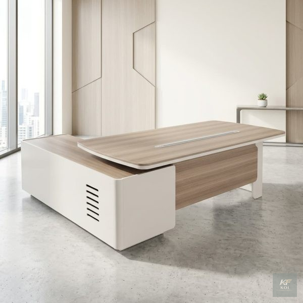 RN 2.2-Meter Executive L-Shaped Office Desk, RN 2.2M executive office desk, 2.2-meter L-shaped office desk, large executive L-shaped desk, modern executive office desk Kenya, premium L-shaped office d