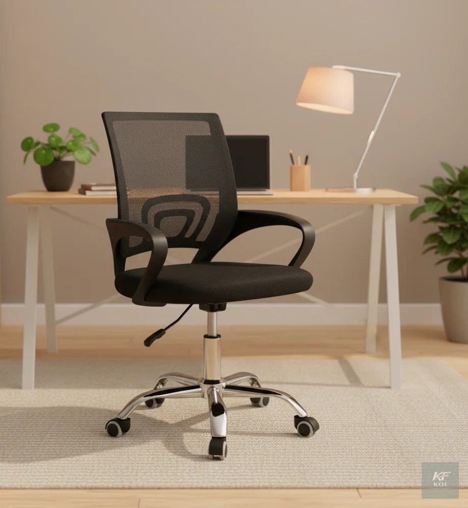 mid-back mesh clerical office chair, mid-back mesh office chair Kenya, clerical office chair Nairobi, ergonomic mid-back chair, mesh clerical chair, mid-back swivel office chair, adjustable clerical o