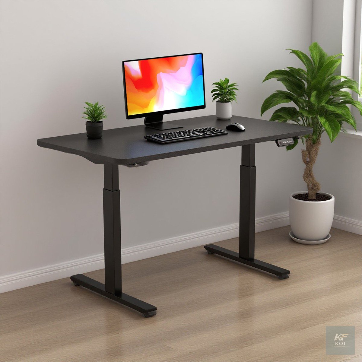 Wendo 1.2M Electric Adjustable Standing Desk, Wendo electric standing desk, Wendo height-adjustable desk Kenya, 1.2M electric office desk, 120cm motorized standing desk, electric sit-stand desk Nairob