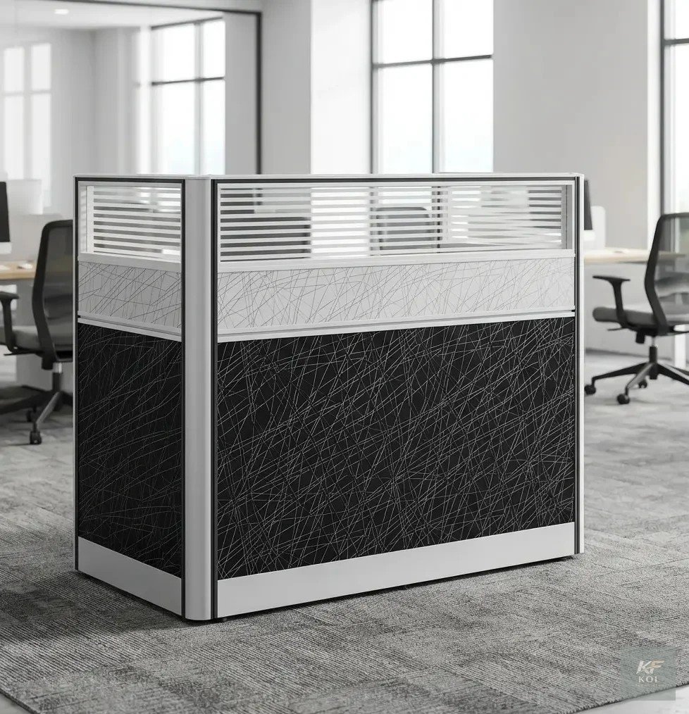 White 1-Seater Office Workstation, white single-seater workstation, 1-person office workstation, white office workstation, single office desk workstation, 1-seater workstation desk, compact office wor