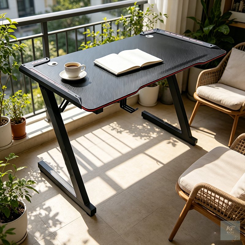 Z-Shaped Ergonomic Gaming Desk, Z-shaped gaming desk Kenya, ergonomic gaming desk Nairobi, modern Z-frame computer desk, gaming workstation Kenya, Z-shaped computer table, ergonomic gaming table Nairo