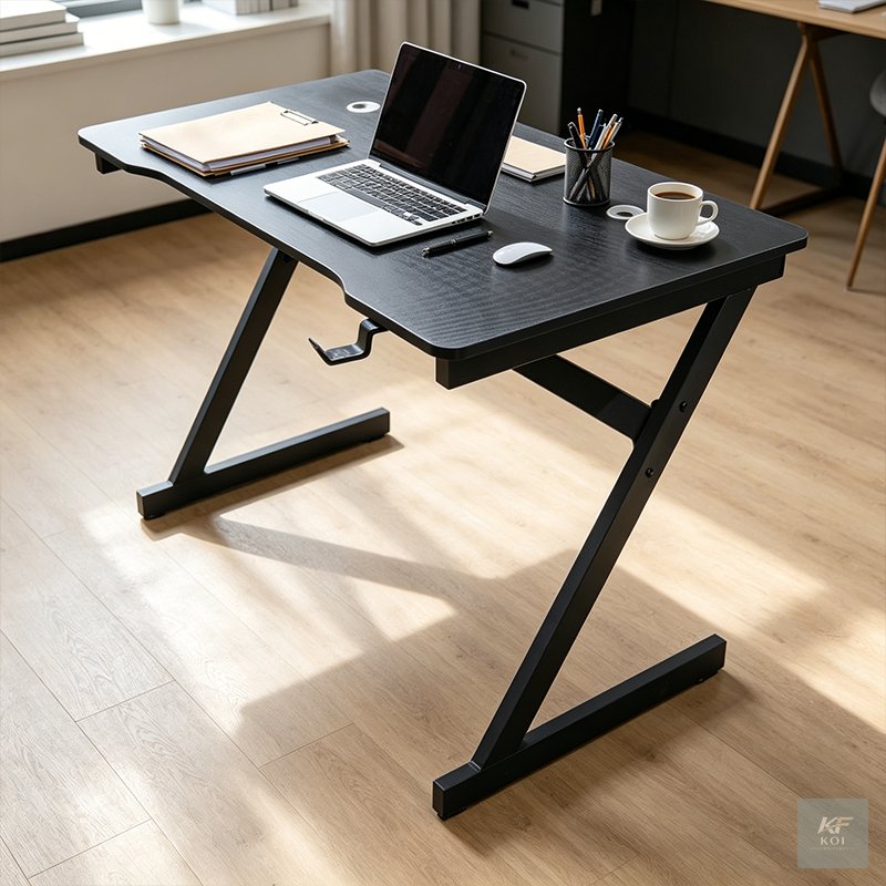 Z-Shaped Ergonomic Gaming Desk, Z-shaped gaming desk Kenya, ergonomic gaming desk Nairobi, modern Z-frame computer desk, gaming workstation Kenya, Z-shaped computer table, ergonomic gaming table Nairo
