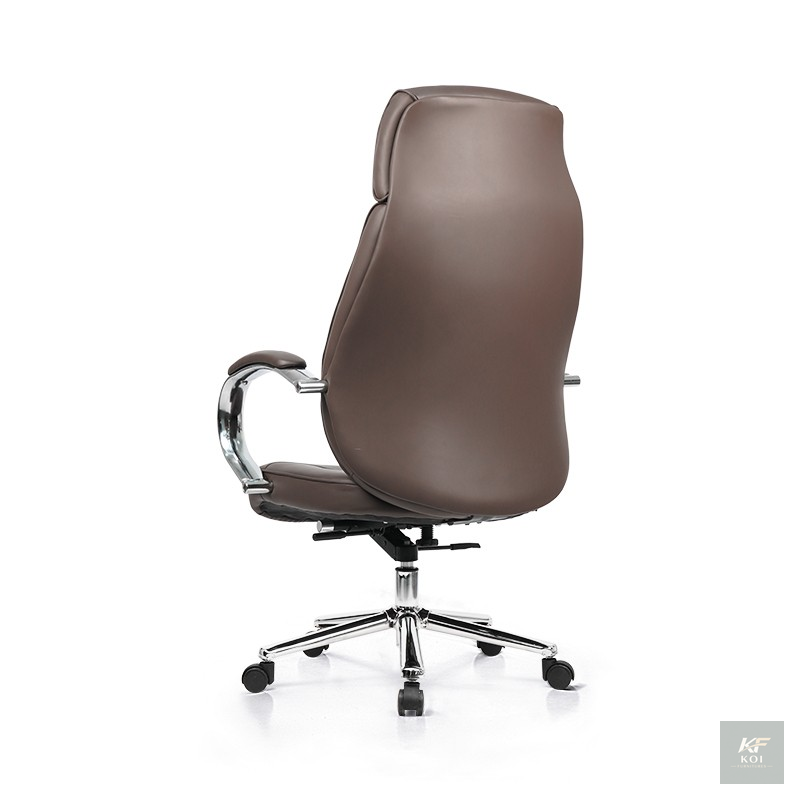 brown executive high-back leather office chair, brown high-back executive chair, brown leather executive office chair, high-back leather office chair, executive leather office chair, brown executive c
