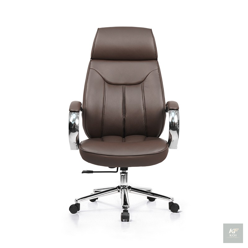 brown executive high-back leather office chair, brown high-back executive chair, brown leather executive office chair, high-back leather office chair, executive leather office chair, brown executive c