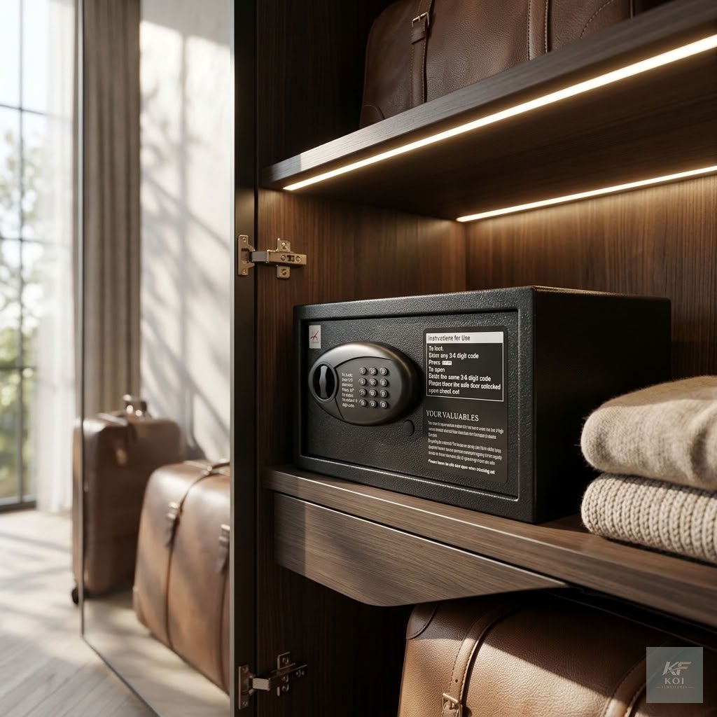 Digital Modern Fireproof Home Office Safe 2