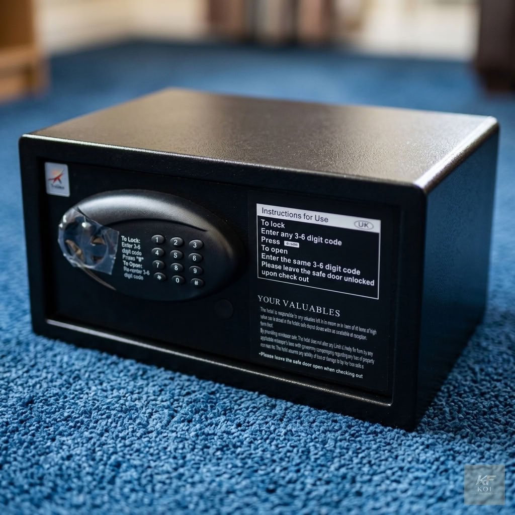 Digital Modern Fireproof Home Office Safe 10