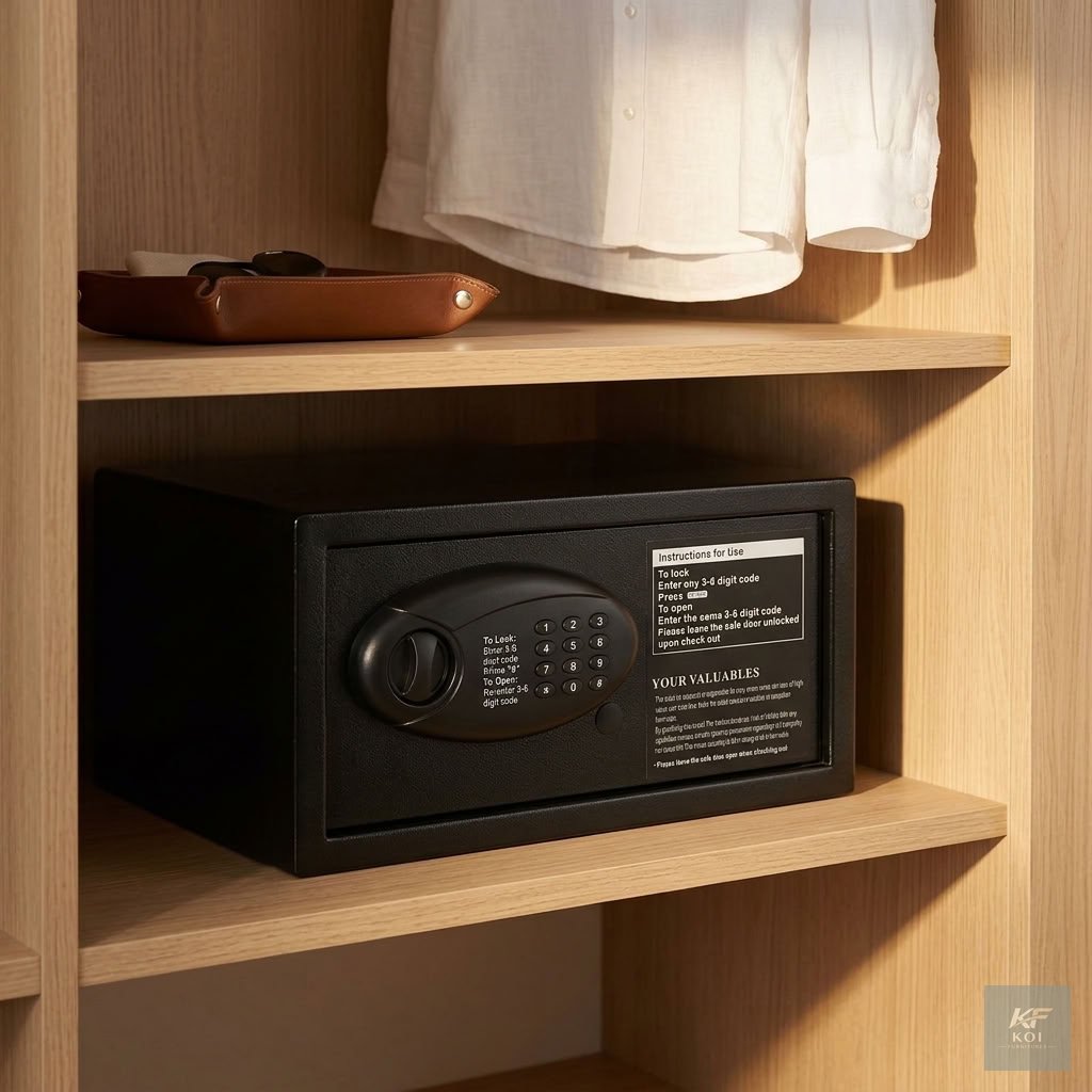 Digital Modern Fireproof Home Office Safe 5