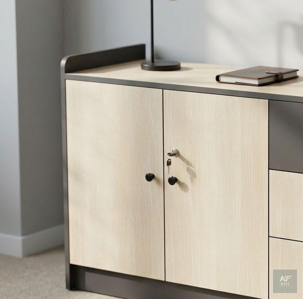 Executive Office Files Storage Lockable Credenza 7