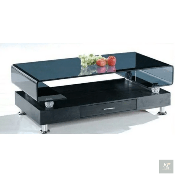 modern black wooden coffee table, black wooden coffee table Kenya, modern coffee table Nairobi, black wood centre table, contemporary living room coffee table, black rectangular coffee table, stylish