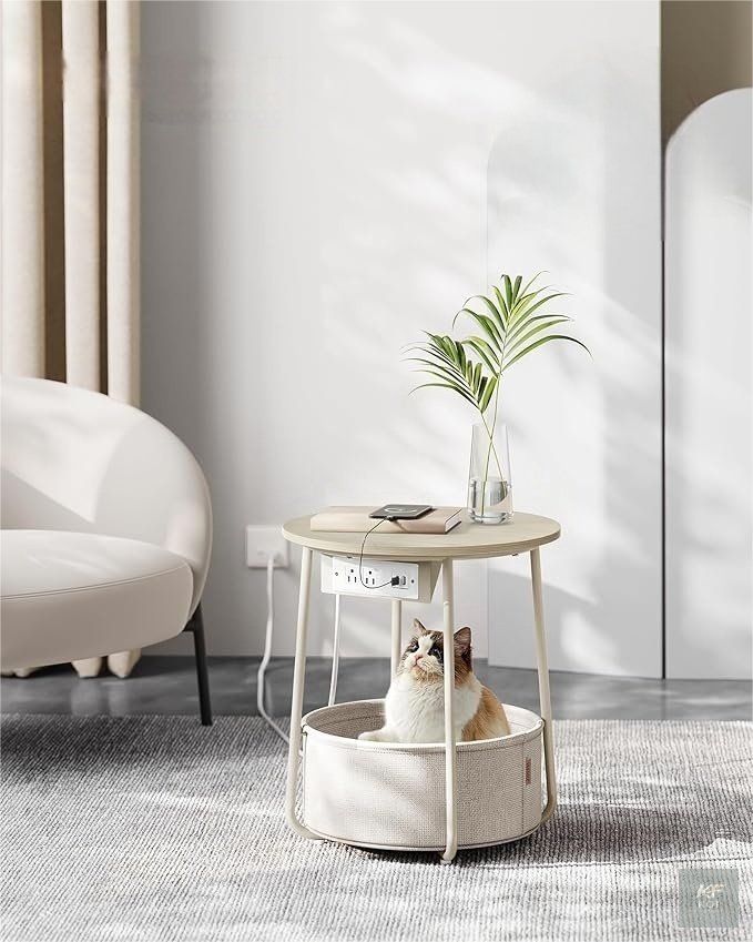 modern round side table, round side table Kenya, modern side table Nairobi, contemporary round accent table, minimalist round side table, stylish living room side table, modern bedside table Kenya, ro