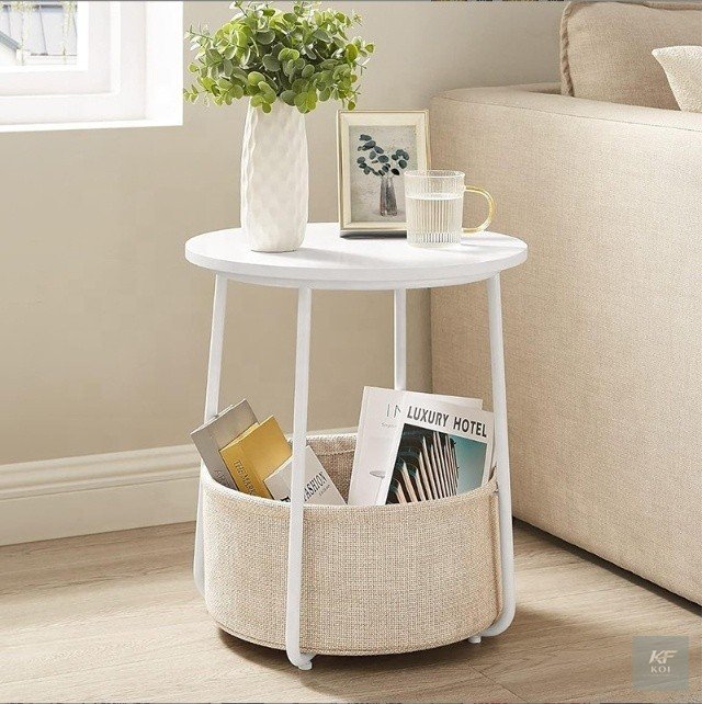 modern round side table, round side table Kenya, modern side table Nairobi, contemporary round accent table, minimalist round side table, stylish living room side table, modern bedside table Kenya, ro