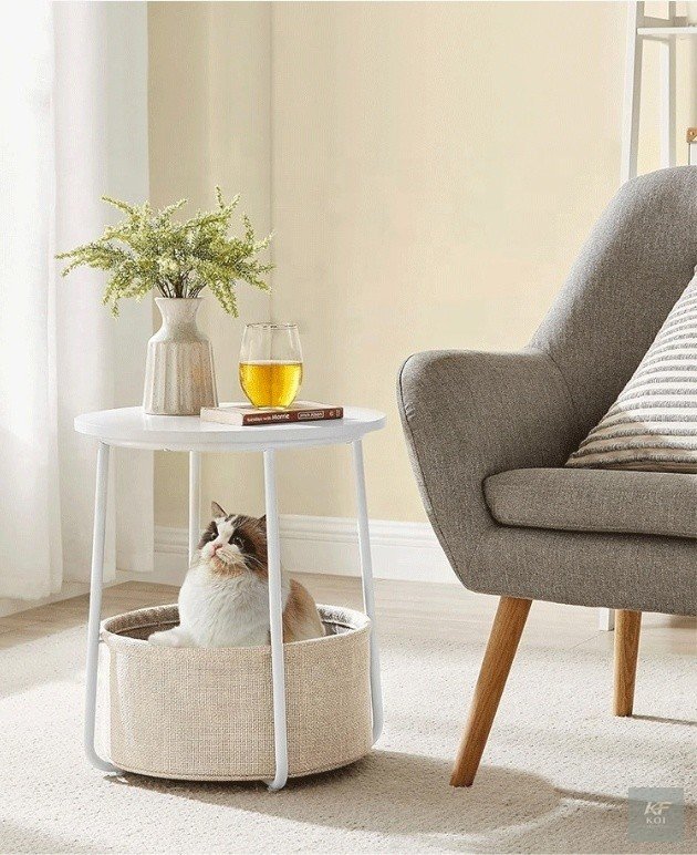 modern round side table, round side table Kenya, modern side table Nairobi, contemporary round accent table, minimalist round side table, stylish living room side table, modern bedside table Kenya, ro