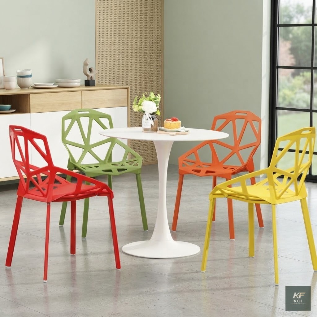 modern stackable plastic dining chairs, stackable plastic dining chairs Kenya, modern plastic dining chairs, stackable dining chairs Nairobi, durable plastic chairs, lightweight plastic dining chairs,