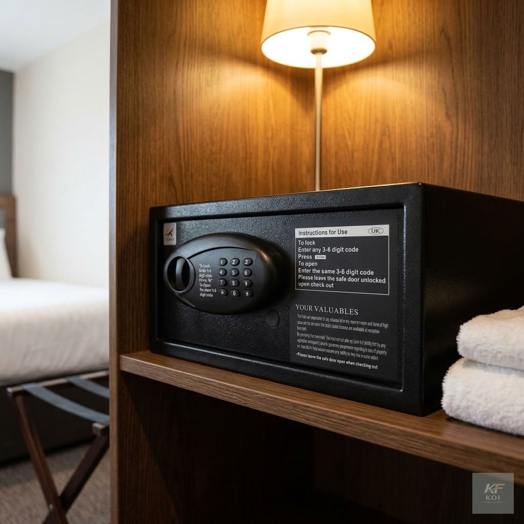 Digital Modern Fireproof Home Office Safe 4