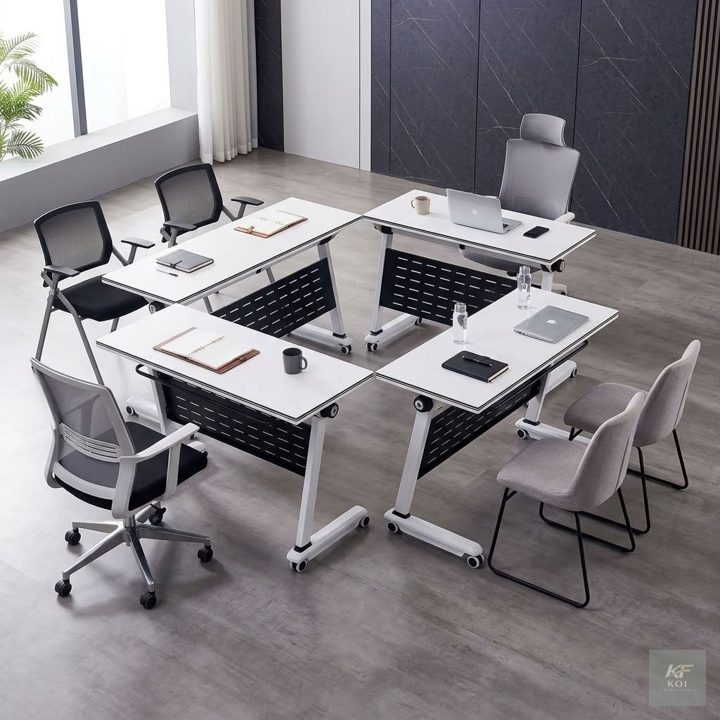 120CM X 60CM Foldable Training Table 11