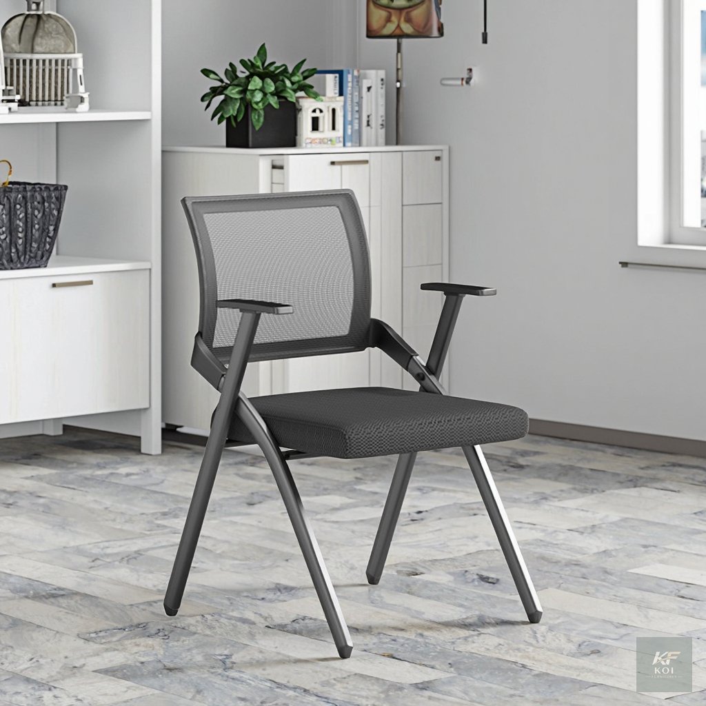 medium-back foldable study training chair Medium-back foldable study training chair, foldable training chair, medium-back study chair, folding office chair, portable training chair, foldable study cha
