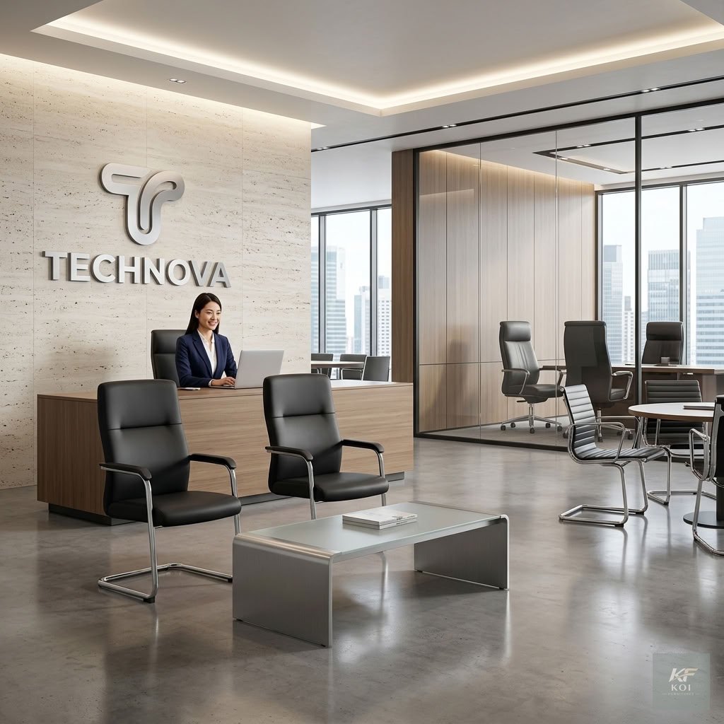 ergonomic high-back leather executive visitor Chair Ergonomic high-back leather executive visitor chair, high-back leather visitor chair, ergonomic executive visitor chair, leather office guest chair,