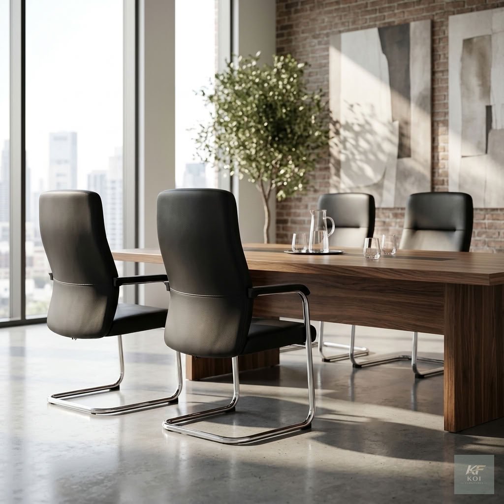 ergonomic high-back leather executive visitor Chair Ergonomic high-back leather executive visitor chair, high-back leather visitor chair, ergonomic executive visitor chair, leather office guest chair,