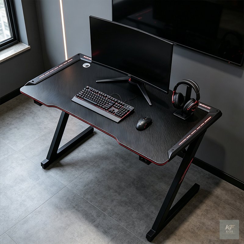 Modern Ergonomic Studio Gaming Desk 4